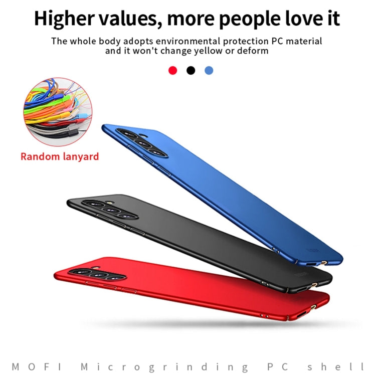 For Samsung Galaxy S23+ 5G MOFI Micro Frosted PC Ultra-thin Hard Case(Red) - Galaxy S23+ 5G Cases by MOFI | Online Shopping UK | buy2fix