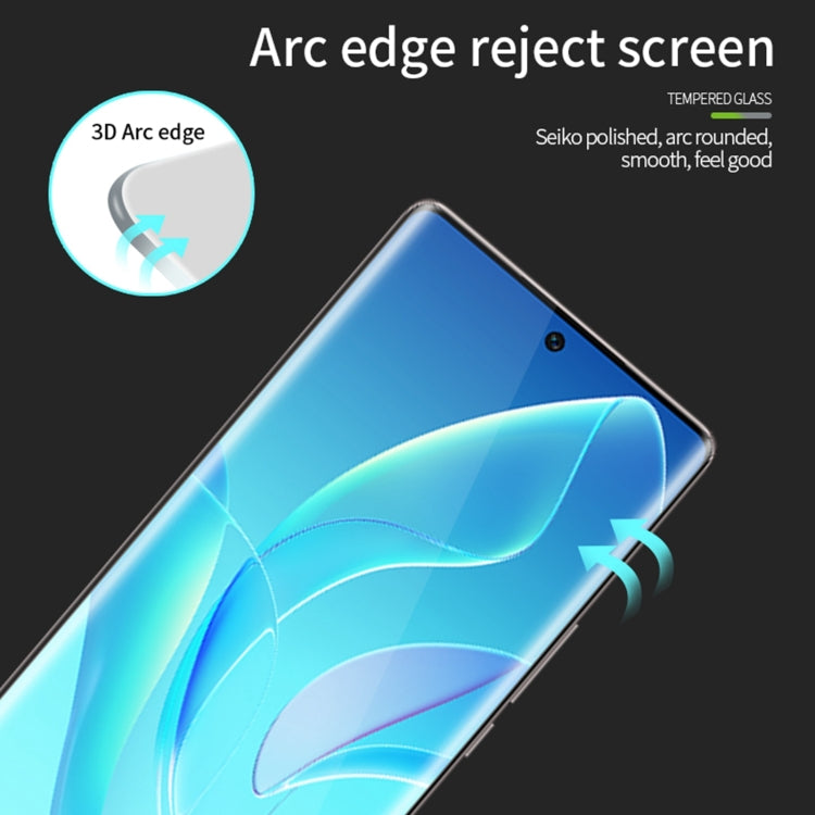 For vivo S16 / S16pro PINWUYO 9H 3D Hot Bending Tempered Glass Film(Black) - vivo Tempered Glass by PINWUYO | Online Shopping UK | buy2fix