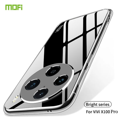 For vivo X100 Pro MOFI Ming Series Ultra-thin TPU Phone Case(Transparent) - X100 Pro Cases by imak | Online Shopping UK | buy2fix