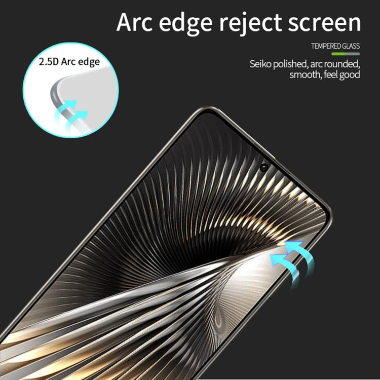 For Xiaomi Poco F6 PINWUYO 9H 2.5D Full Screen Tempered Glass Film(Black) -  by PINWUYO | Online Shopping UK | buy2fix