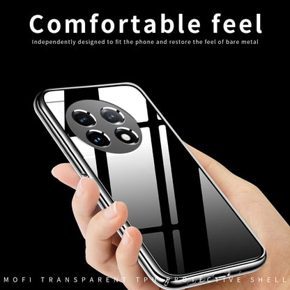 For OnePlus 12 MOFI Ming Series Transparent Ultra-thin TPU Phone Case(Transparent) - OnePlus Cases by MOFI | Online Shopping UK | buy2fix