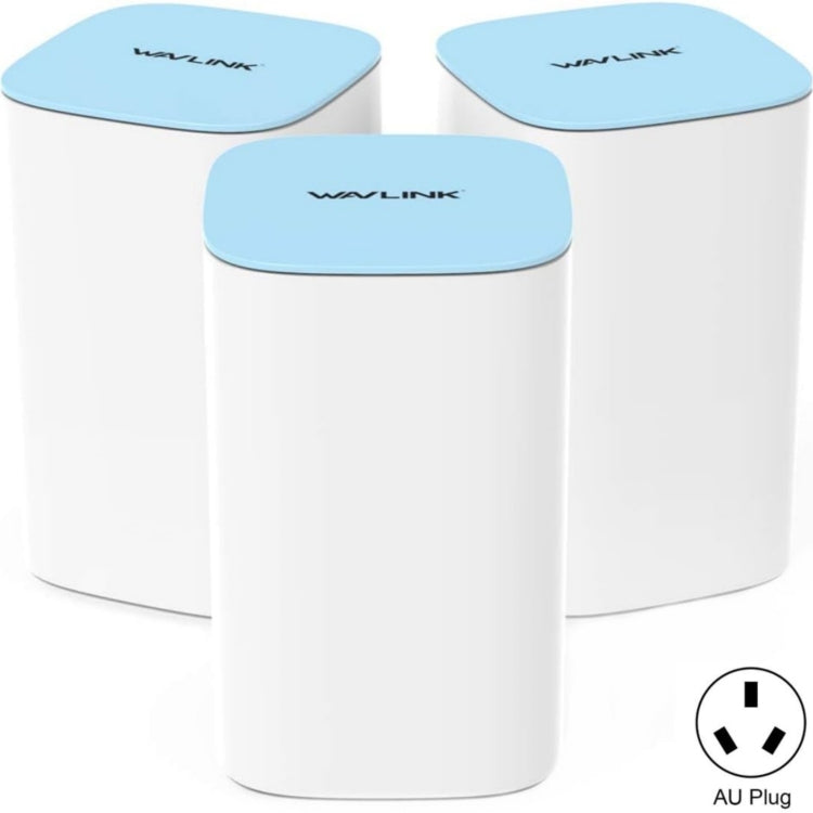 WAVLINK WN551K3 3pcs AC3000 WiFi Wireless Repeater Built-in Antenna Tri-Band Mesh Wireless Router, Plug:AU Plug - Wireless Routers by WAVLINK | Online Shopping UK | buy2fix