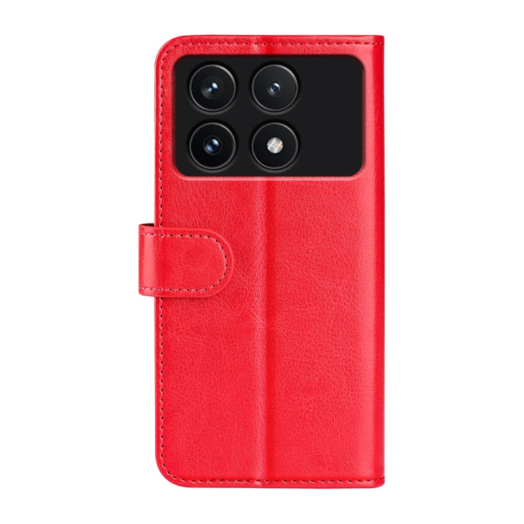 For Xiaomi Redmi K70 R64 Texture Horizontal Flip Leather Phone Case(Red) - K70 Cases by buy2fix | Online Shopping UK | buy2fix