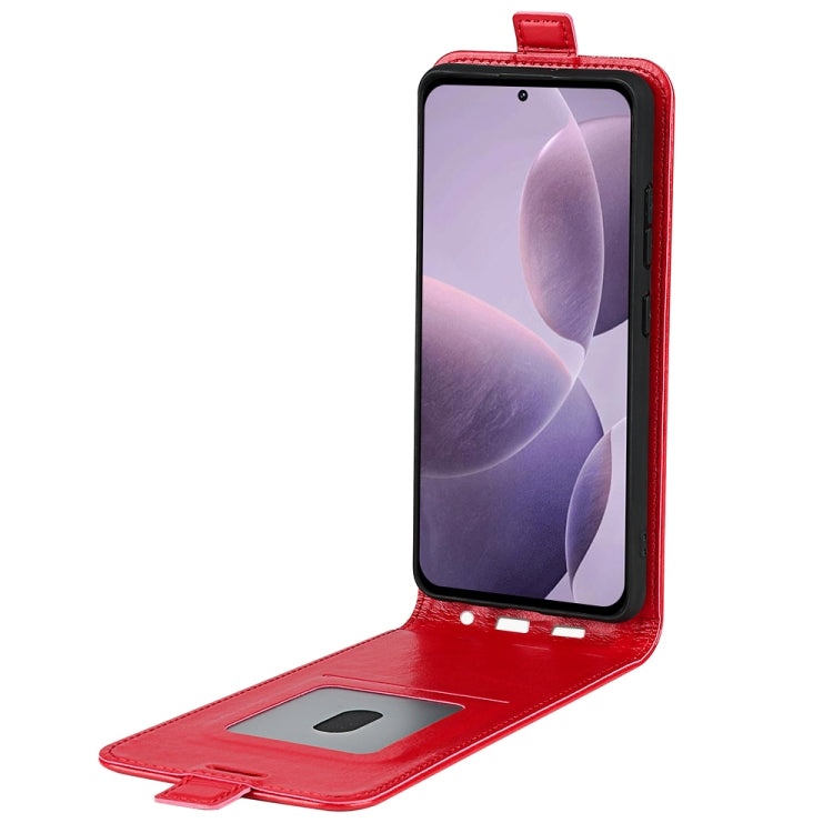 For Xiaomi Redmi K70 R64 Texture Single Vertical Flip Leather Phone Case(Red) - K70 Cases by buy2fix | Online Shopping UK | buy2fix