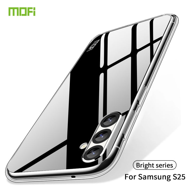 For Samsung Galaxy S25 5G MOFI Ming Series Ultra-thin TPU Phone Case(Transparent) - Galaxy S25 5G Cases by MOFI | Online Shopping UK | buy2fix