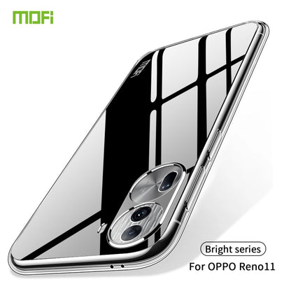 For OPPO Reno11 China MOFI Ming Series Ultra-thin TPU Phone Case(Transparent) - Reno11 Cases by MOFI | Online Shopping UK | buy2fix