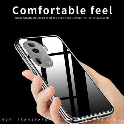 For OPPO Reno11 Pro China MOFI Ming Series Ultra-thin TPU Phone Case(Transparent) - Reno11 Pro Cases by MOFI | Online Shopping UK | buy2fix