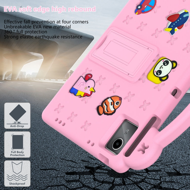 For Xiaomi Redmi Pad SE 11 2023  Handle Kickstand Children EVA Shockproof Tablet Case(Pink) - More Tablet Cases by buy2fix | Online Shopping UK | buy2fix