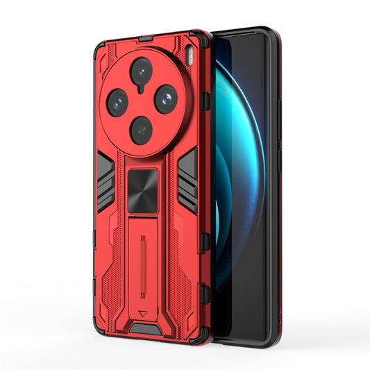 For vivo X100 Pro Supersonic Armor PC Hybrid TPU Phone Case(Red) - X100 Pro Cases by imak | Online Shopping UK | buy2fix
