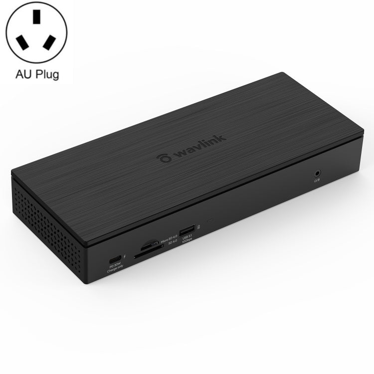 WAVLINK UG69PD10 1 to 4 Screens 4K/5K AV Transfer USB-C to HD Type-C Docking Station Hub, Plug:AU Plug - USB HUB by WAVLINK | Online Shopping UK | buy2fix