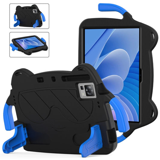 For DOOGEE T30 Pro 11 2023 Ice Baby EVA Shockproof Hard PC Tablet Case(Black+Blue) - Others by buy2fix | Online Shopping UK | buy2fix