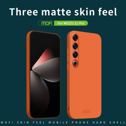 For Meizu 21 Pro MOFI Qin Series Skin Feel All-inclusive PC Phone Case(Green) - Meizu by MOFI | Online Shopping UK | buy2fix