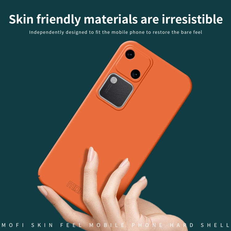 For vivo S18 MOFI Qin Series Skin Feel All-inclusive PC Phone Case(Black) - S18 Cases by MOFI | Online Shopping UK | buy2fix