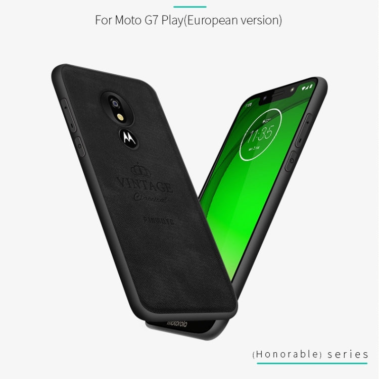 PINWUYO Shockproof Waterproof Full Coverage PC + TPU + Skin Protective Case for Motorola Moto G7 Play (Eurasian Version)(Red) - Motorola Cases by PINWUYO | Online Shopping UK | buy2fix