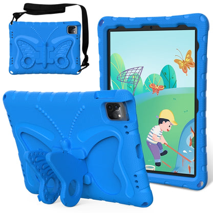 For iPad Pro 11 2024 Butterfly Bracket EVA Shockproof Tablet Case(Blue) - iPad Pro 11 2024 Cases by buy2fix | Online Shopping UK | buy2fix