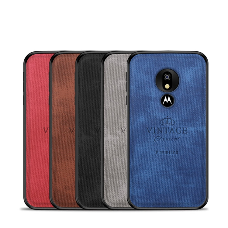 PINWUYO Shockproof Waterproof Full Coverage PC + TPU + Skin Protective Case for Motorola Moto G7 Power (Eurasian Version)(Black) - Motorola Cases by PINWUYO | Online Shopping UK | buy2fix