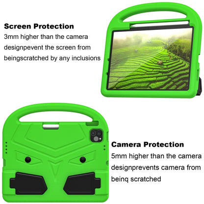 For iPad Pro 11 2024 Sparrow Style Shockproof Kickstand EVA Tablet Case(Green) - iPad Pro 11 2024 Cases by buy2fix | Online Shopping UK | buy2fix