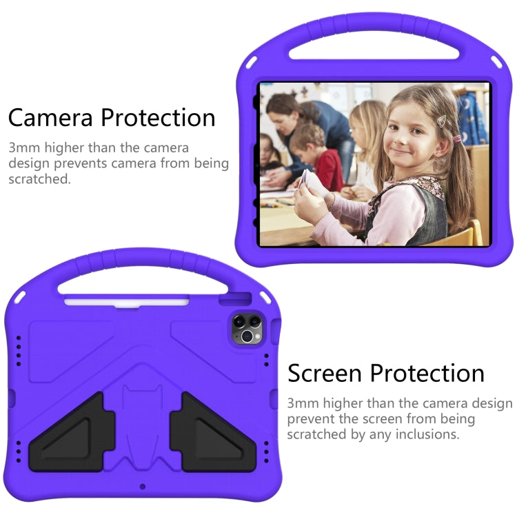 For iPad Pro 11 2024 EVA Shockproof Tablet Case with Holder(Purple) - iPad Pro 11 2024 Cases by buy2fix | Online Shopping UK | buy2fix