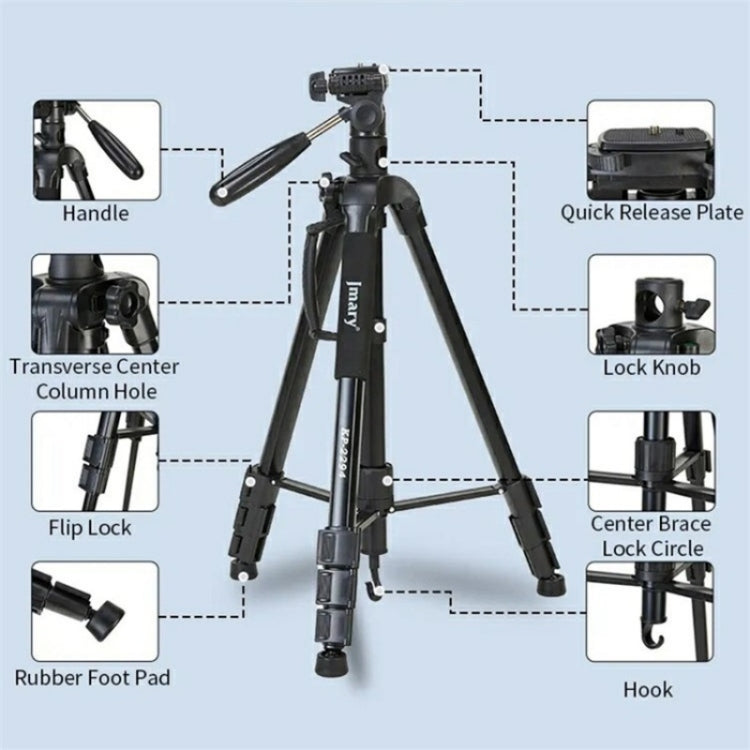 JMARY KP-2294 Detachable 179cm 4-section Adjustable Monopod Panoramic Photography Tripod - Tripods by Jmary | Online Shopping UK | buy2fix