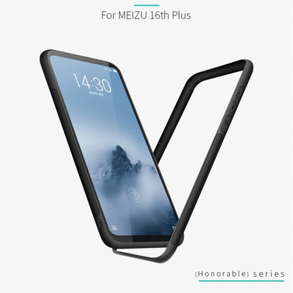 PINWUYO Shockproof Waterproof Full Coverage PC + TPU + Skin Protective Case for Meizu 16 Plus(Gray) - Meizu by PINWUYO | Online Shopping UK | buy2fix