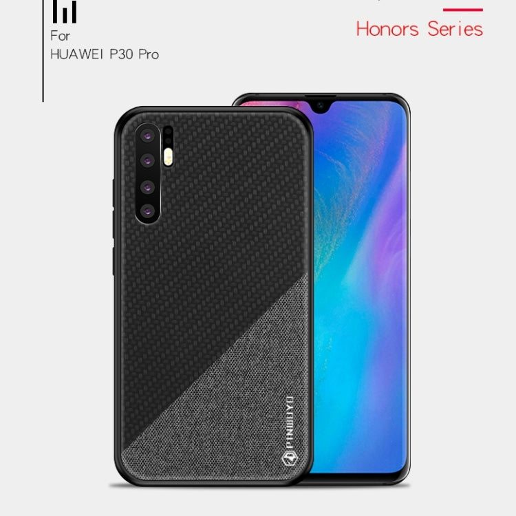 PINWUYO Honors Series Shockproof PC + TPU Protective Case for Huawei P30 Pro(Black) - Huawei Cases by PINWUYO | Online Shopping UK | buy2fix