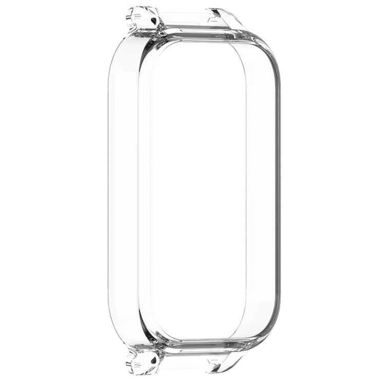 For Redmi Band 2 Half Pack PC Watch Protective Case(Transparent White) - Watch Cases by buy2fix | Online Shopping UK | buy2fix