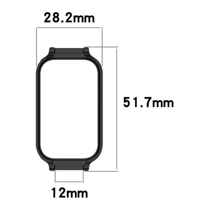 For Redmi Band 2 Half Pack PC Watch Protective Case(Black) - Watch Cases by buy2fix | Online Shopping UK | buy2fix