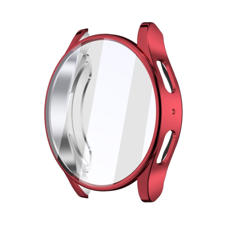 For Samsun Galaxy Watch 7 44mm Full Coverage TPU Electroplated Watch Protective Case(Red) - Watch Cases by buy2fix | Online Shopping UK | buy2fix