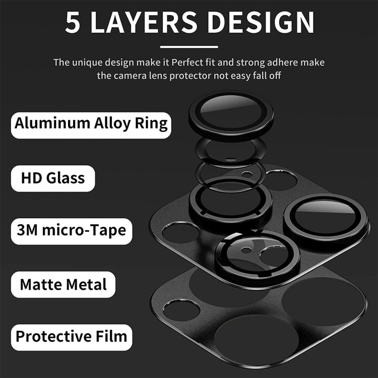 For iPhone 16 / 16 Plus ENKAY Anti-reflection Camera Lens Aluminium Alloy Tempered Glass Film(Light Blue) - iPhone 16 Plus Tempered Glass by ENKAY | Online Shopping UK | buy2fix