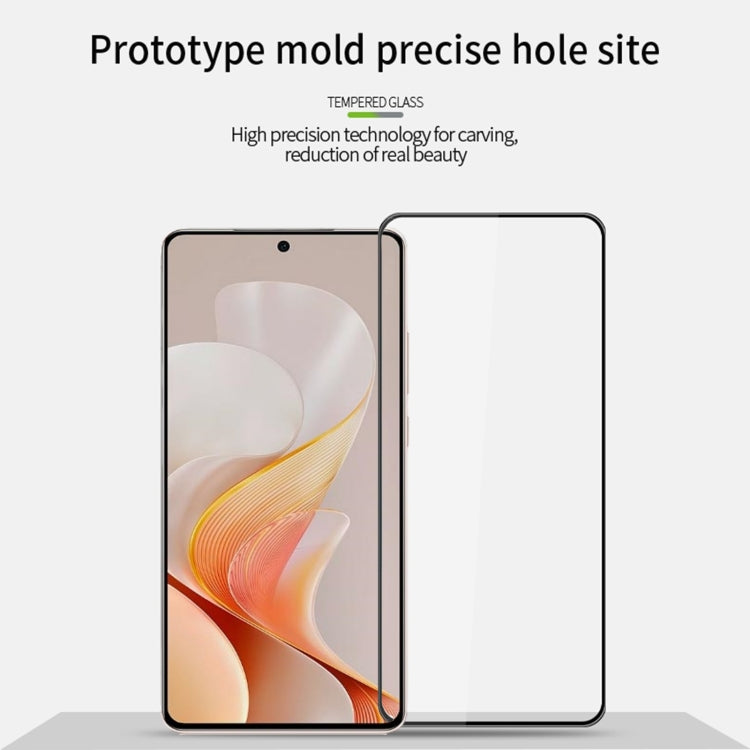 For vivo S19 PINWUYO 9H 3D Curved Explosion-proof Tempered Glass Film(Black) - vivo Tempered Glass by PINWUYO | Online Shopping UK | buy2fix