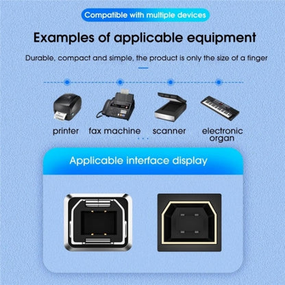 ADS-618 USB-C / Type-C Female to MIDI Male Electric Piano Printer Scanner Adapter(Silver) - Cable & Adapters by buy2fix | Online Shopping UK | buy2fix