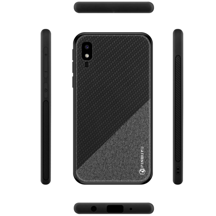 PINWUYO Honors Series Shockproof PC + TPU Protective Case for Galaxy A2 Core(Black) - Galaxy Phone Cases by PINWUYO | Online Shopping UK | buy2fix