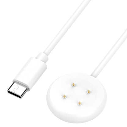 For Google Pixel Watch 3 41 / 45mm USB-C / Type-C Interface Smart Watch Charging Cable, Length: 1m(White) - Other by buy2fix | Online Shopping UK | buy2fix