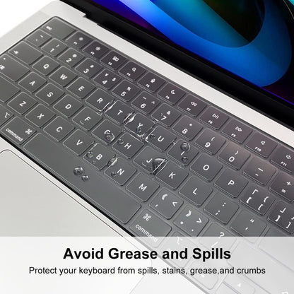 For MacBook Pro 14.2 / 16.2 / Air 13.6 / 15.3 ENKAY US Version Soft TPU Keyboard Protector Film - Keyboard Protector by ENKAY | Online Shopping UK | buy2fix