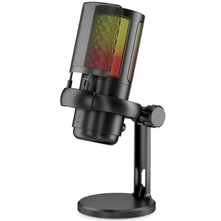 ME6P Professional USB Desktop Recording Microphone with RGB Light - Microphone by buy2fix | Online Shopping UK | buy2fix