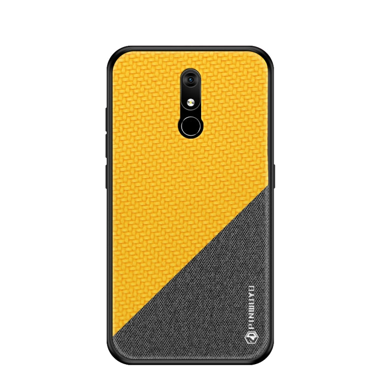 PINWUYO Honors Series Shockproof PC + TPU Protective Case for Nokia 3.2(Yellow) - Nokia Cases by PINWUYO | Online Shopping UK | buy2fix