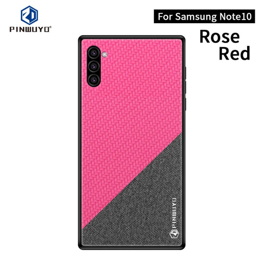 PINWUYO Honors Series Shockproof PC + TPU Protective Case for Galaxy Note10(Red) - Galaxy Phone Cases by PINWUYO | Online Shopping UK | buy2fix
