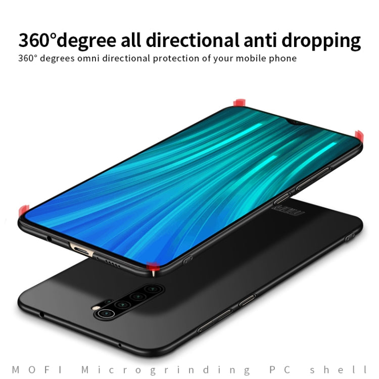 For Xiaomi RedMi Note8 Pro MOFI Frosted PC Ultra-thin Hard Case(Black) - Xiaomi Cases by MOFI | Online Shopping UK | buy2fix