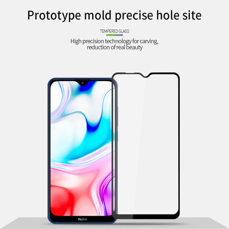 For Xiaomi RedMi 8 PINWUYO 9H 2.5D Full Screen Tempered Glass Film(Black) -  by PINWUYO | Online Shopping UK | buy2fix