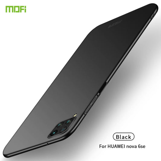 For Huawei Nova 6 SE MOFI Frosted PC Ultra-thin Hard Case(Black) - Huawei Cases by MOFI | Online Shopping UK | buy2fix