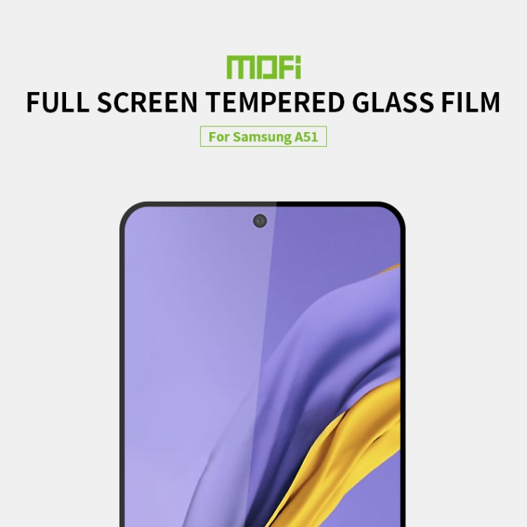 For Xiaomi RedMi K30 MOFI 9H 2.5D Full Screen Tempered Glass Film(Black) -  by MOFI | Online Shopping UK | buy2fix