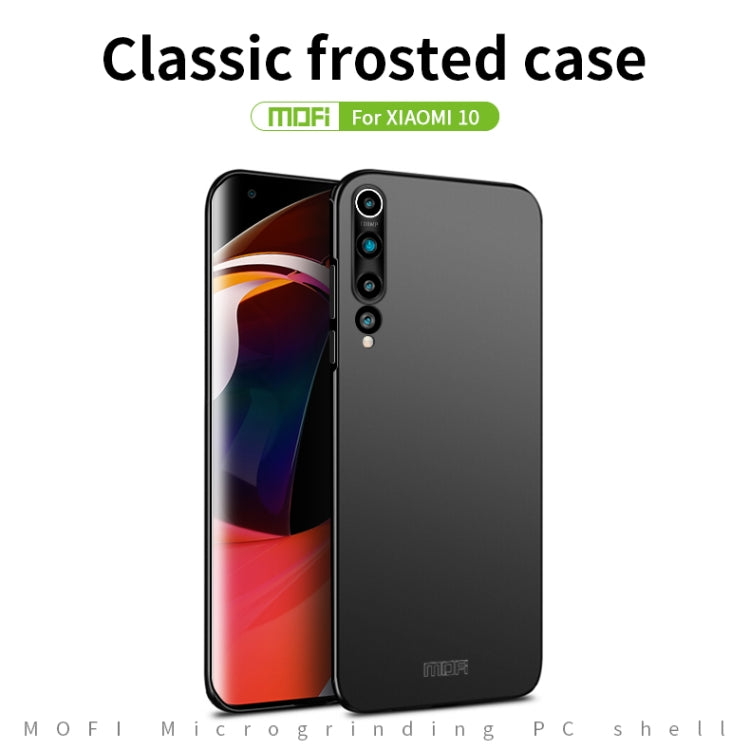 For Xiaomi Mi 10 MOFI Frosted PC Ultra-thin Hard Case(Gold) - Xiaomi Cases by MOFI | Online Shopping UK | buy2fix