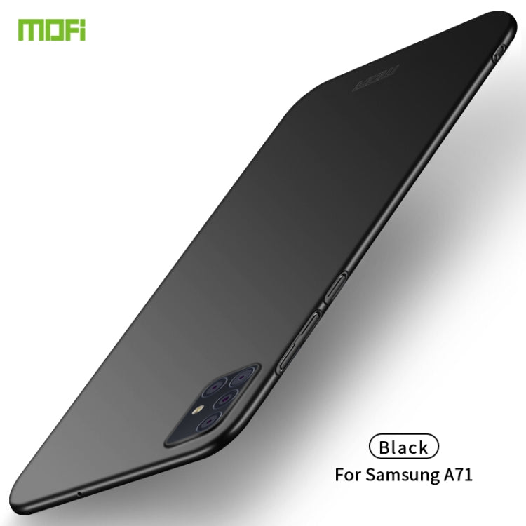 For Galaxy A71 MOFI Frosted PC Ultra-thin Hard Case(Black) - Galaxy Phone Cases by MOFI | Online Shopping UK | buy2fix