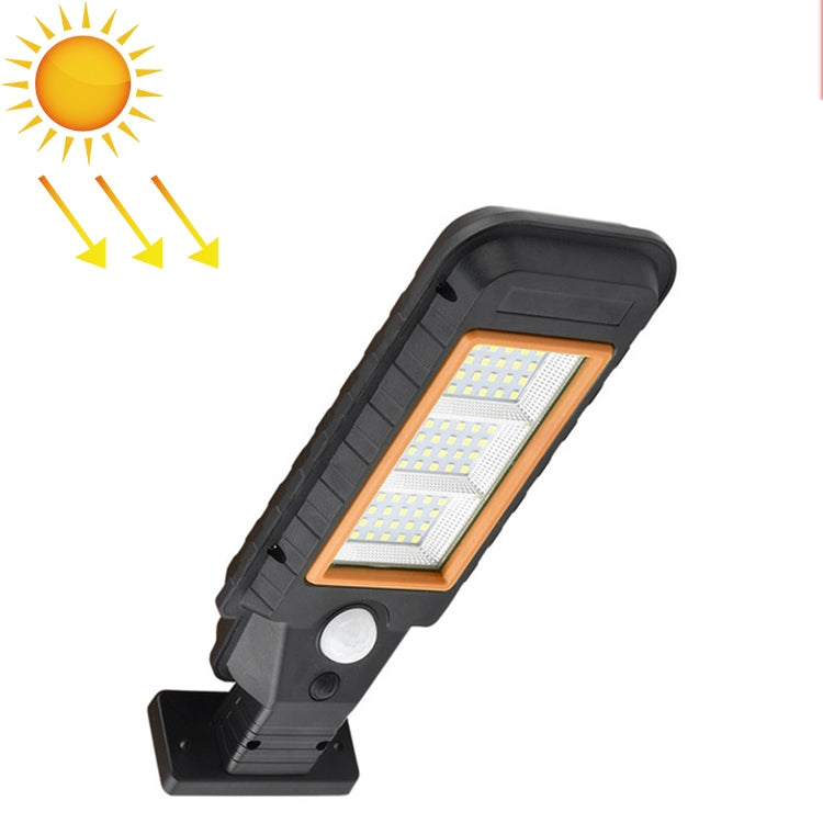 60 LED Solar Lamp Body Induction Wall Lamp LED Outdoor Waterproof Lighting Street Lamp(Orange Edge) - Solar Lights by buy2fix | Online Shopping UK | buy2fix