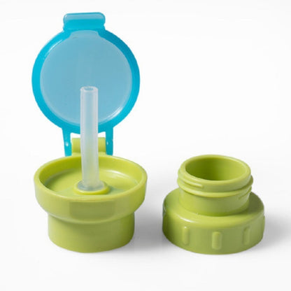 Children Portable Bottled Drinks Anti-overflow Anti-squash Replacement Straw Cap(Green) - Drinking Tools by buy2fix | Online Shopping UK | buy2fix