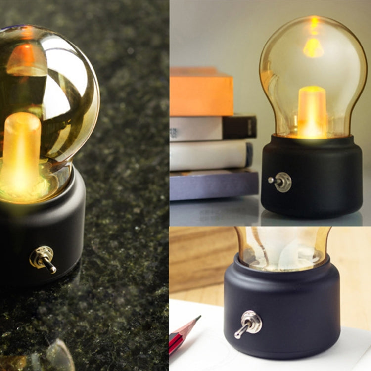 Creative Retro Charging USB Bedside Atmosphere Kitchen Cabinet Night Light(Gold) - Night Lights by buy2fix | Online Shopping UK | buy2fix