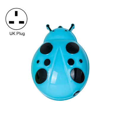 A62 Beetle Shape LED Night Light Plug-in Intelligent Light Control Sensor Light, Plug:UK Plug(Blue) - Sensor LED Lights by buy2fix | Online Shopping UK | buy2fix