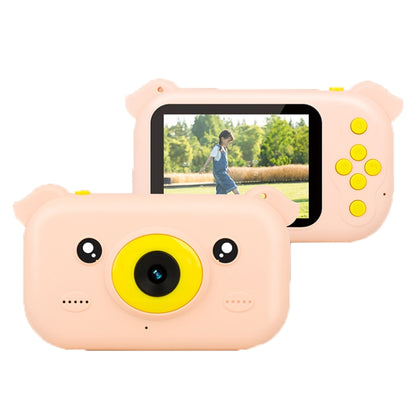 2.4 inch Screen 1080P High-definition Shatter-resistant Ultra-thin Children Camera HD Photo and Video, Style:No Memory Card(Orange Pink) - Children Cameras by buy2fix | Online Shopping UK | buy2fix
