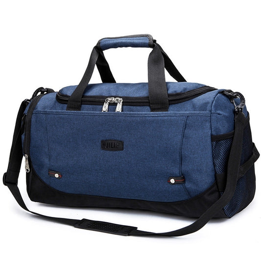 Mens / Ladies Large Capacity Travel Bags Portable Multifunctional Handbag(Denim Blue) - Handbags by buy2fix | Online Shopping UK | buy2fix