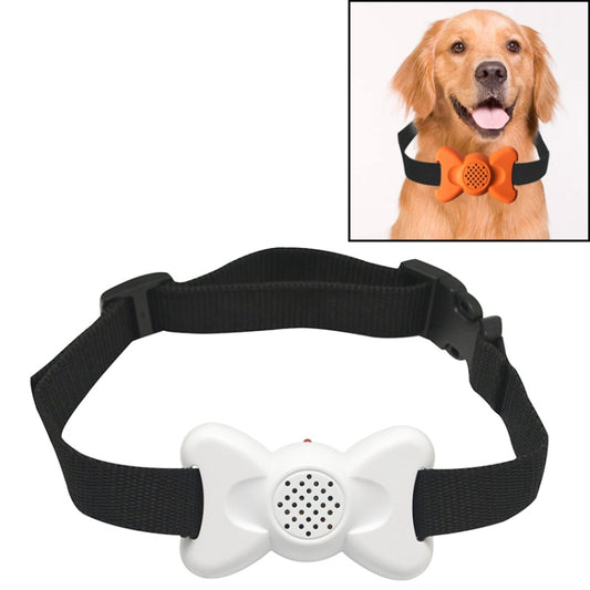 Automatic Voice Control Bark Arrester Collar Pet Supplies Trainer(White) - Training Aids by buy2fix | Online Shopping UK | buy2fix